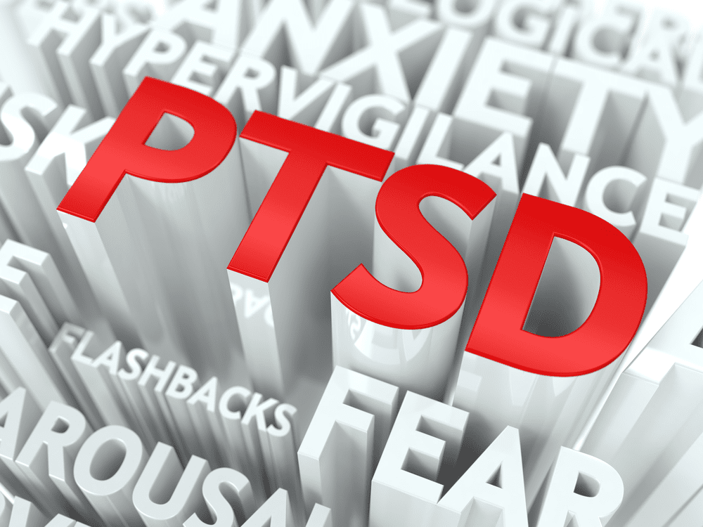 Post Traumatic Stress Disorder - PTSD symptoms concept image